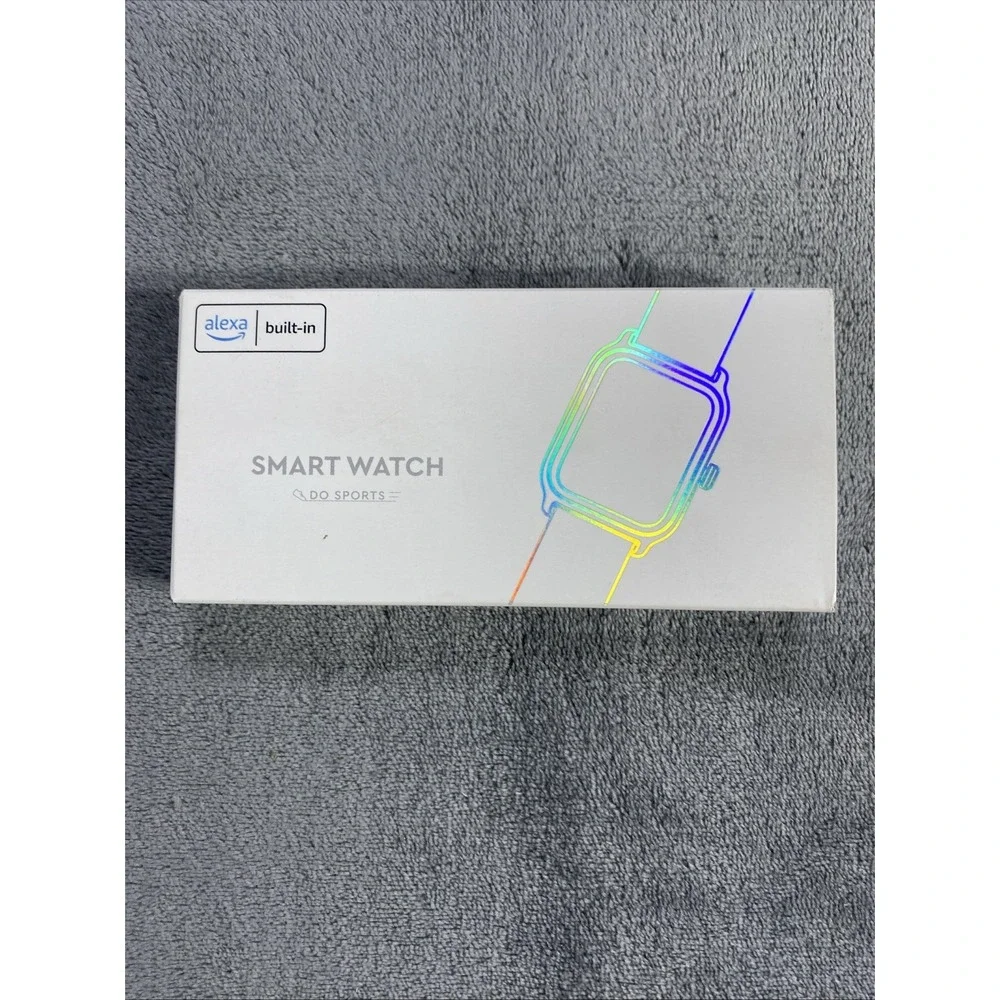 Smart Watch Alexa Built-in Fitness Calls Waterproof HR Tracker iPhone VeryFit‎